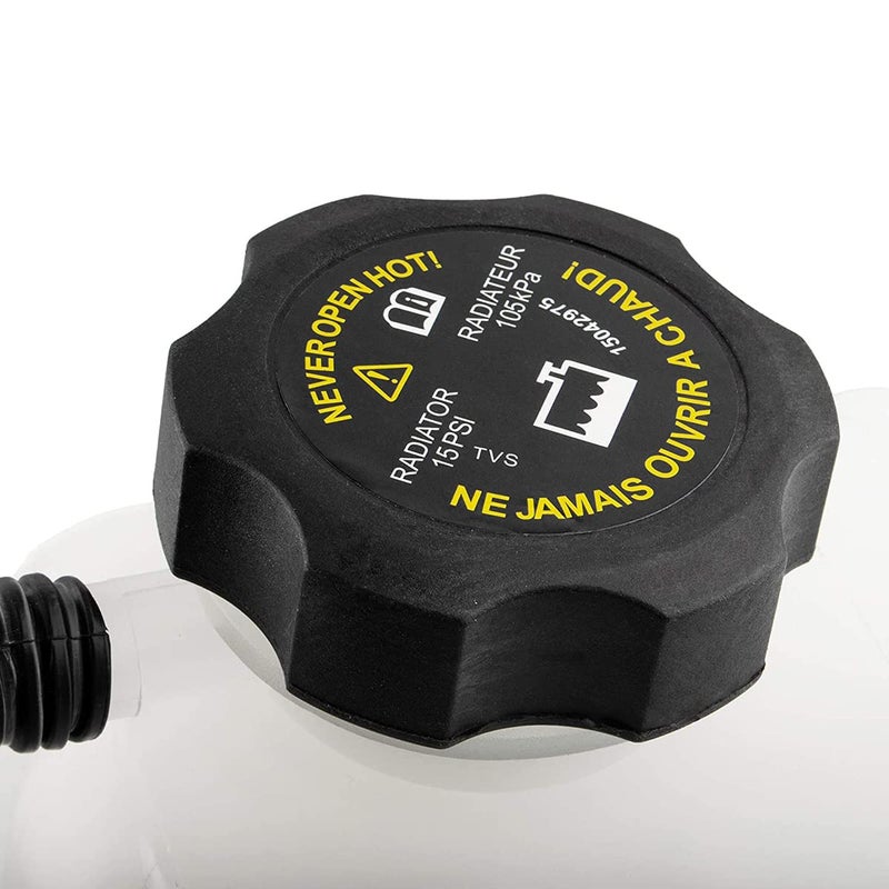 MYSMOT 603-102 Coolant Overflow Tank Recovery Bottle Expansion Reservoir with Cap & Sensor for Chevrolet GMC Silverado Sierra 1500 2500 HD 3500 Suburban Tahoe Yukon Cadillac Escalade Hummer H2 - Image 4